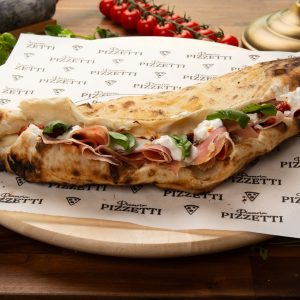 Panuozzo Burrata și Prosciutto crudo - Panuozzo Burrata con Prosciutto Crudo